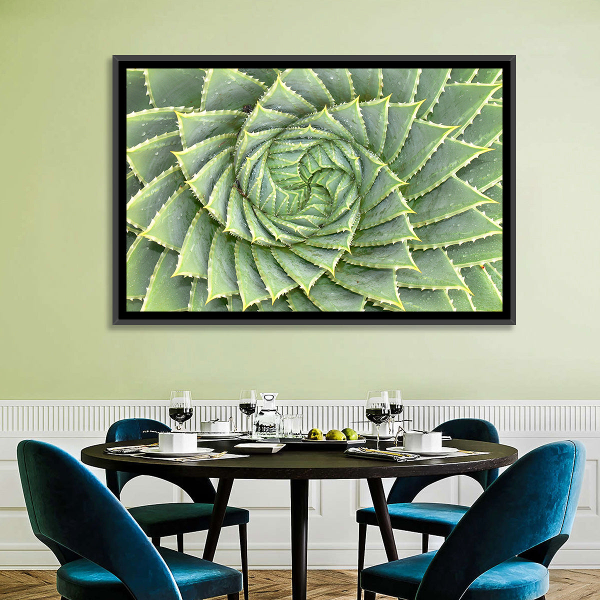 Spiral Aloe Close-up Wall Art