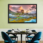 Eilean Donan Castle at Sunset Wall Art