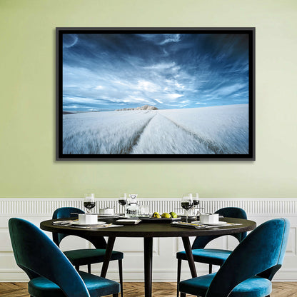 Surreal Infrared Grain Field Wall Art