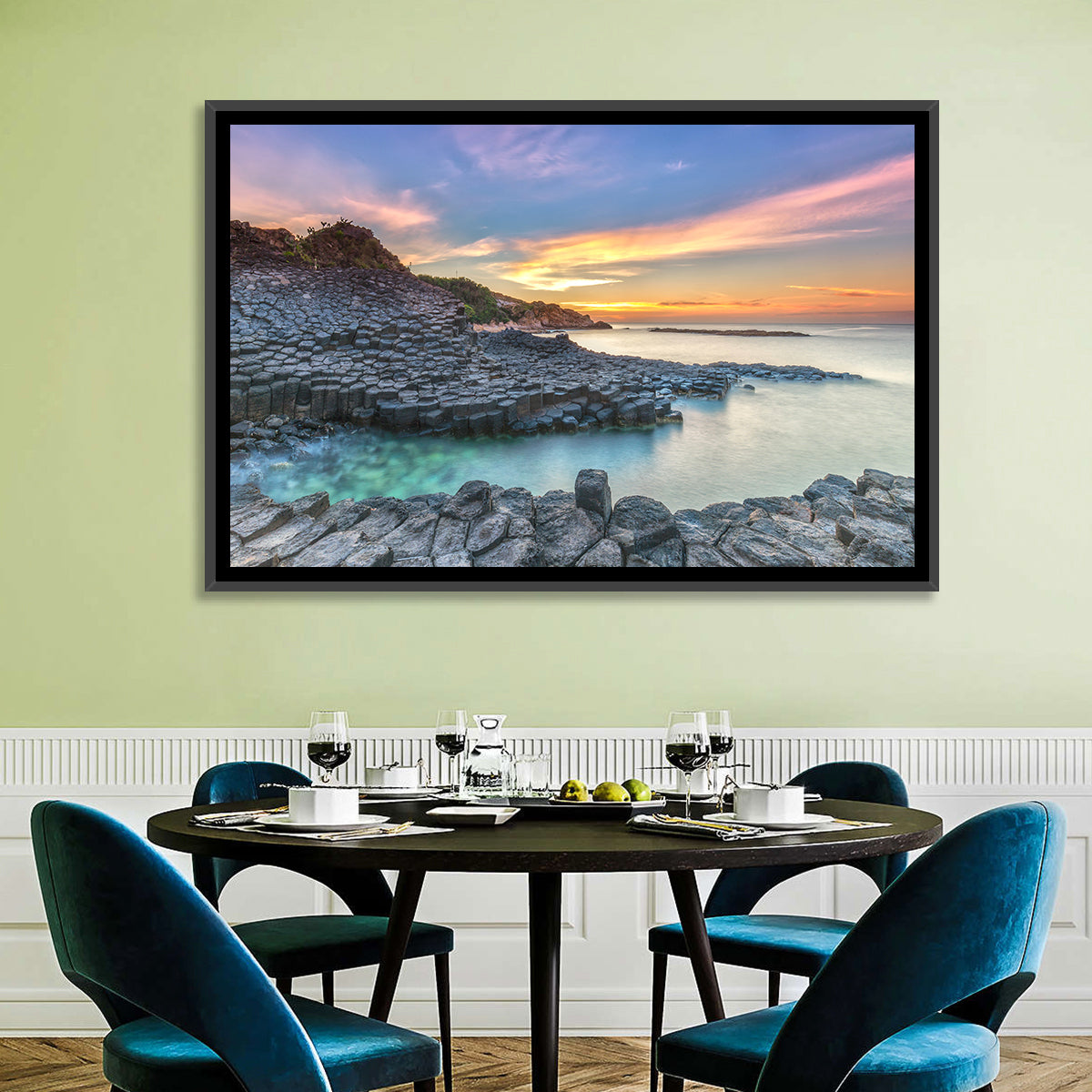 Giant Causeway Sunrise Wall Art