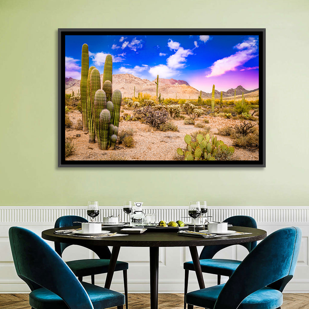 Arizona Saguaro Sunset Wall Art