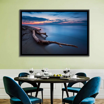 Calm Seascape at Dusk Wall Art