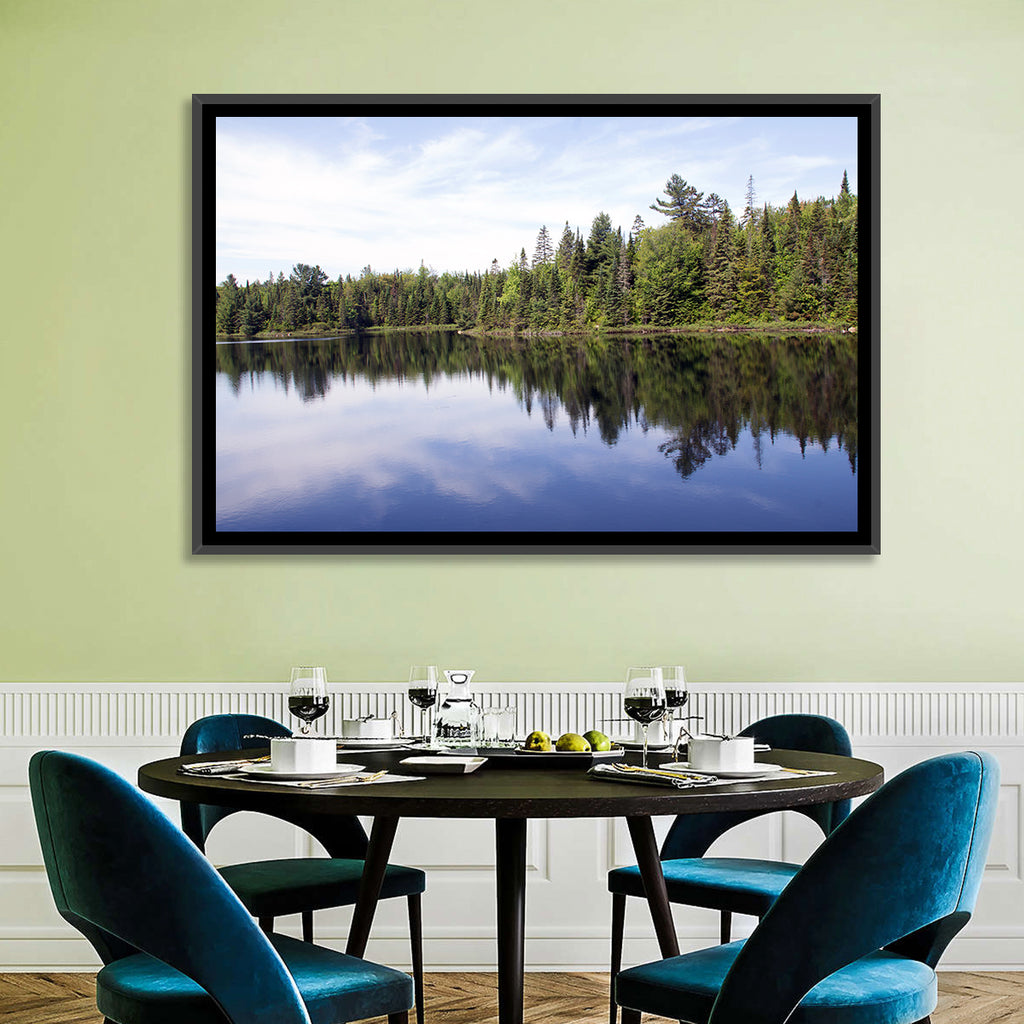 Peck Lake Shoreline Reflection Wall Art