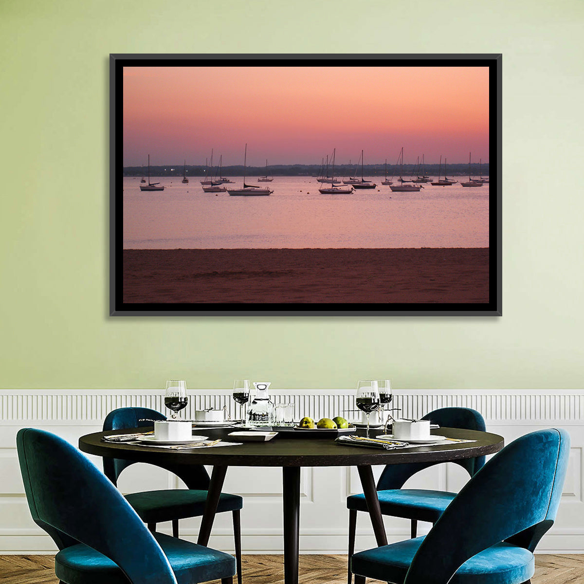 East Haven Beach Sunset Wall Art