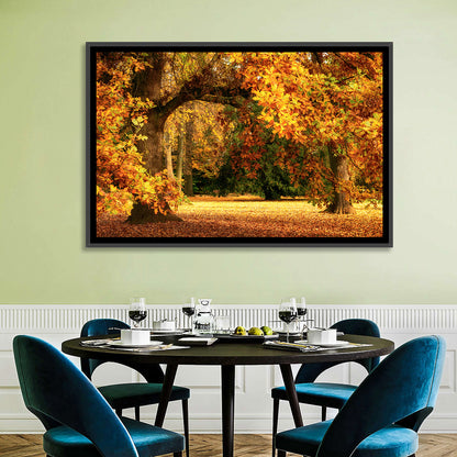 Park Autumn Trees Wall Art