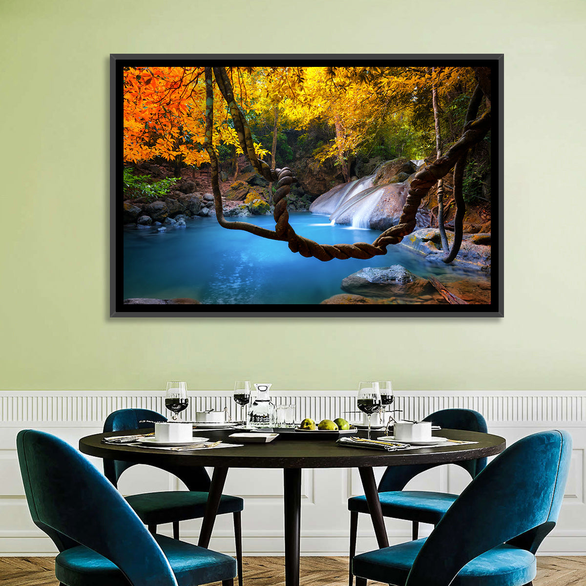 Erawan Waterfall Pool, Kanchanaburi Wall Art