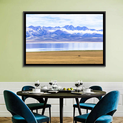 Song Kul Lake Silhouettes Wall Art