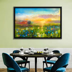 Sunset Wildflower Meadow Wall Art