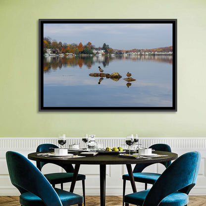 Lake Hopatcong Autumn Reflection Wall Art