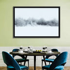 Frosted Winter Forest Wall Art