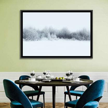 Frosted Winter Forest Wall Art
