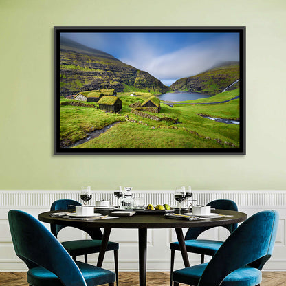 Saksun Turf Roof Cabins Wall Art