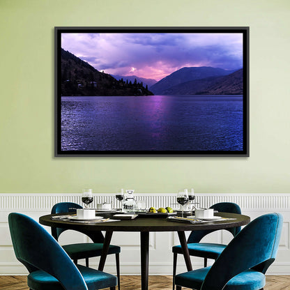 Lake Chelan Violet Sunset Wall Art