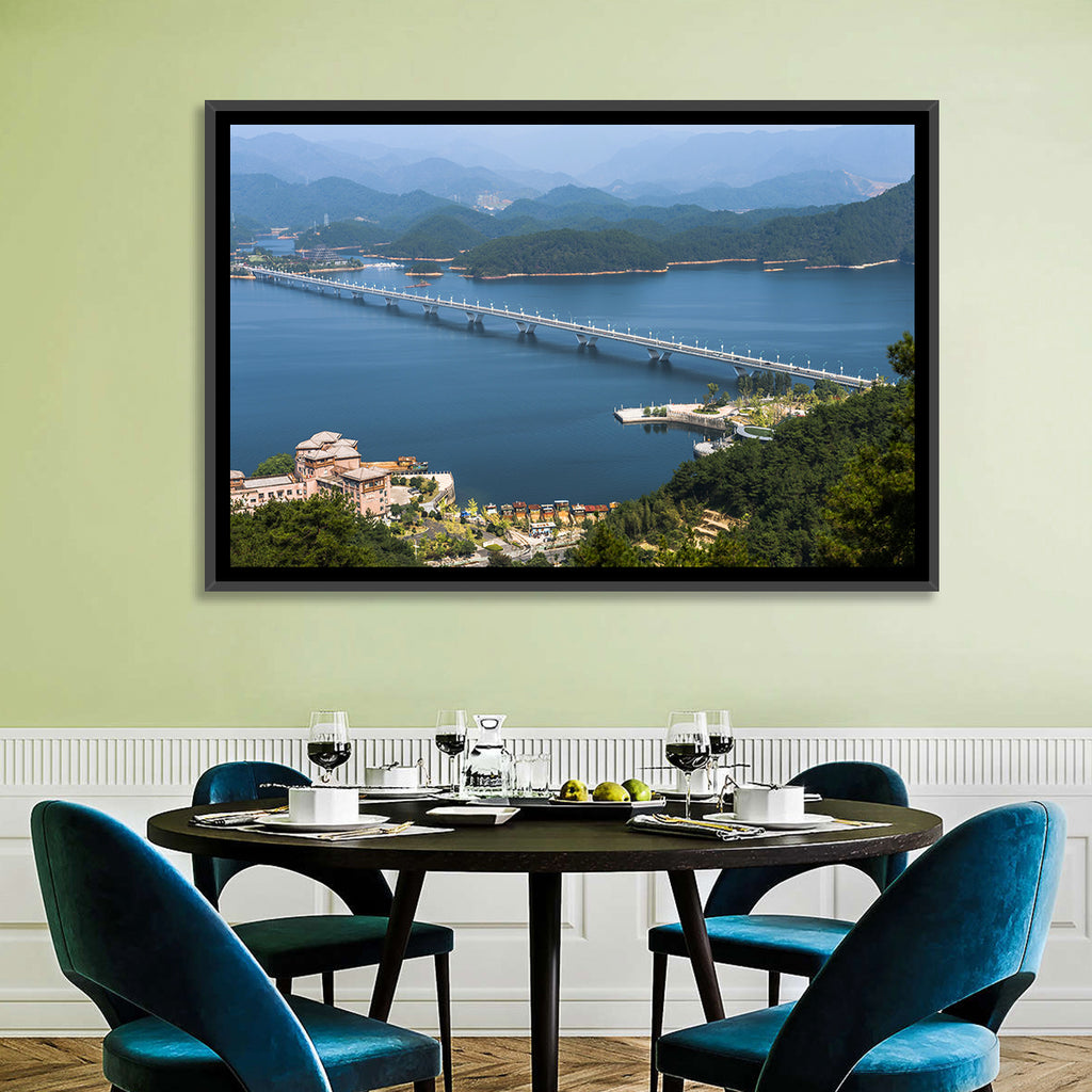 Qiandao Lake Bridge View Wall Art