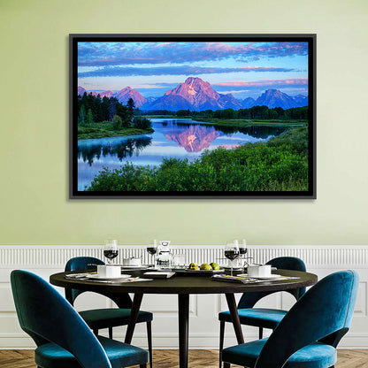 Oxbow Bend Dawn Reflection Wall Art