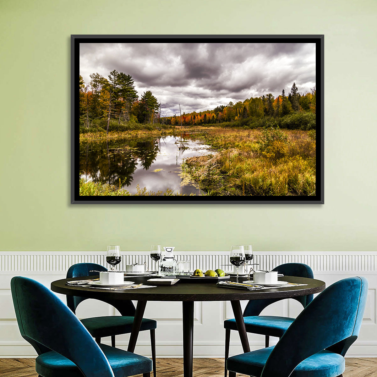 Michigan Autumn Marsh Wall Art