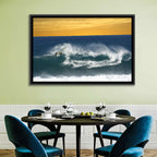 Windsurfer at Golden Wave Wall Art