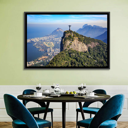Rio De Janeiro Skyline with Christ the Redeemer Wall Art