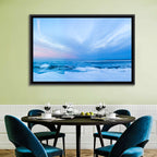 Frozen Blue Seascape Wall Art
