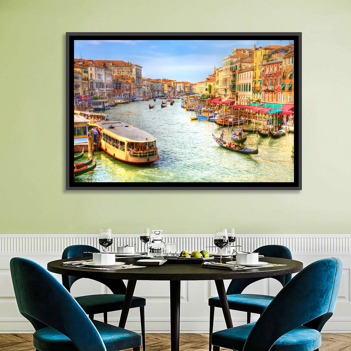 Grand Canal, Venice Wall Art in a room, landscape