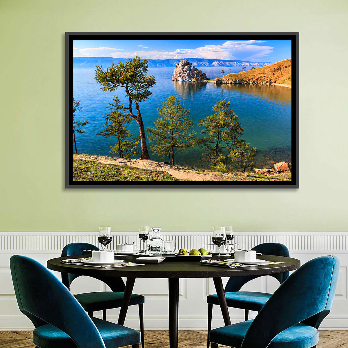 Shamanka Rock, Lake Baikal Wall Art