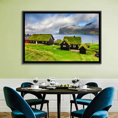 Saksun Village Landscape Wall Art