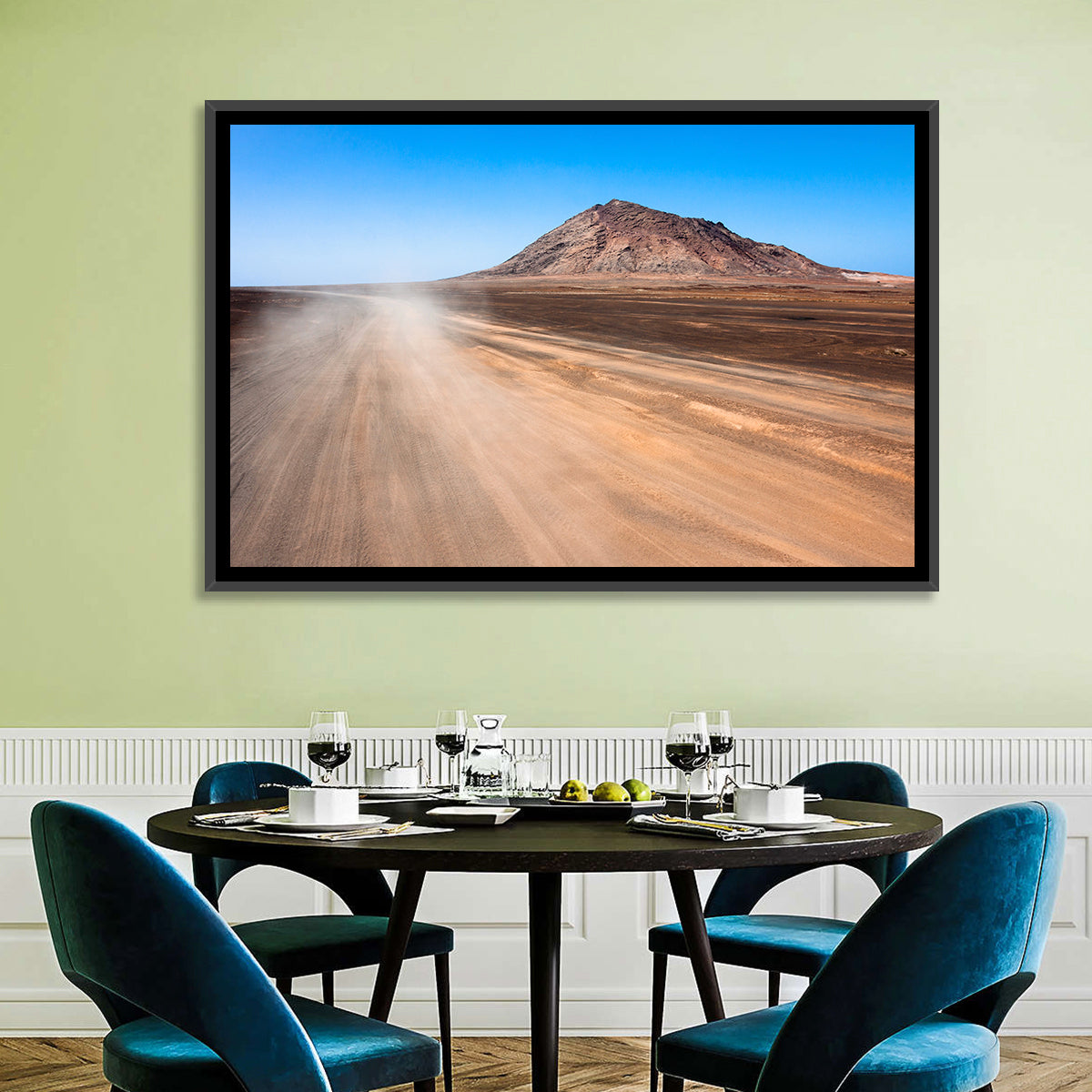 Cabo Verde Crater Road Wall Art