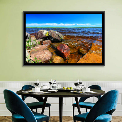 Lake Gogebic Rocky Shoreline Wall Art