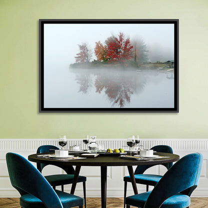 Autumn Morning at Crystal Lake Wall Art