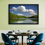 Plitvice Forest Lake Scene Wall Art