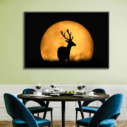 Deer & Moon Wall Art
