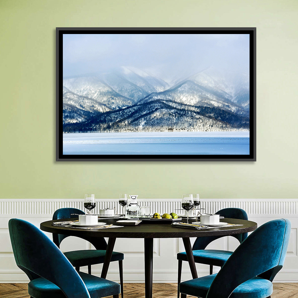 Frozen Lake Kussharo Wall Art