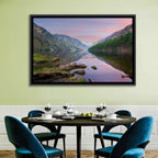 Glendalough Upper Lake at Dusk Wall Art