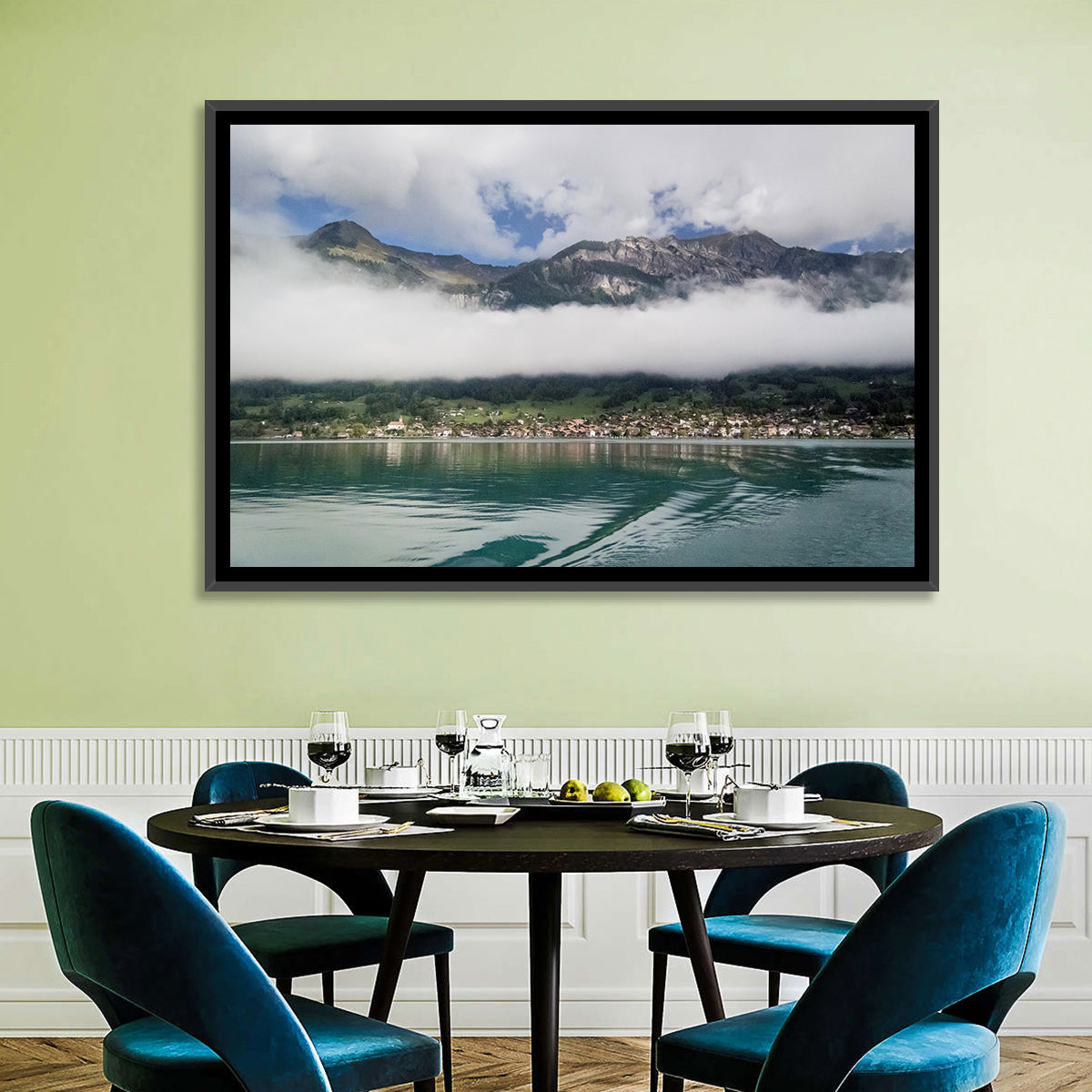 Lake Brienz Reflection Wall Art