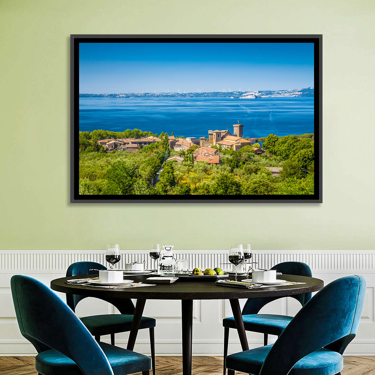Bolsena Village Overlook Wall Art