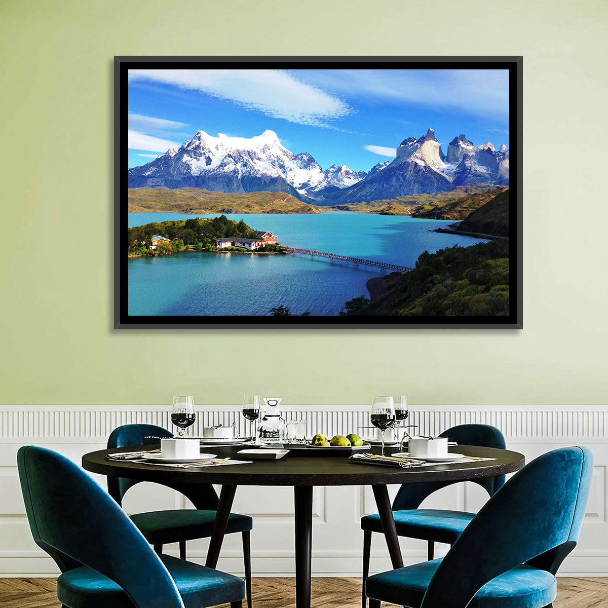 Pehoé Lake, Torres Del Paine Wall Art