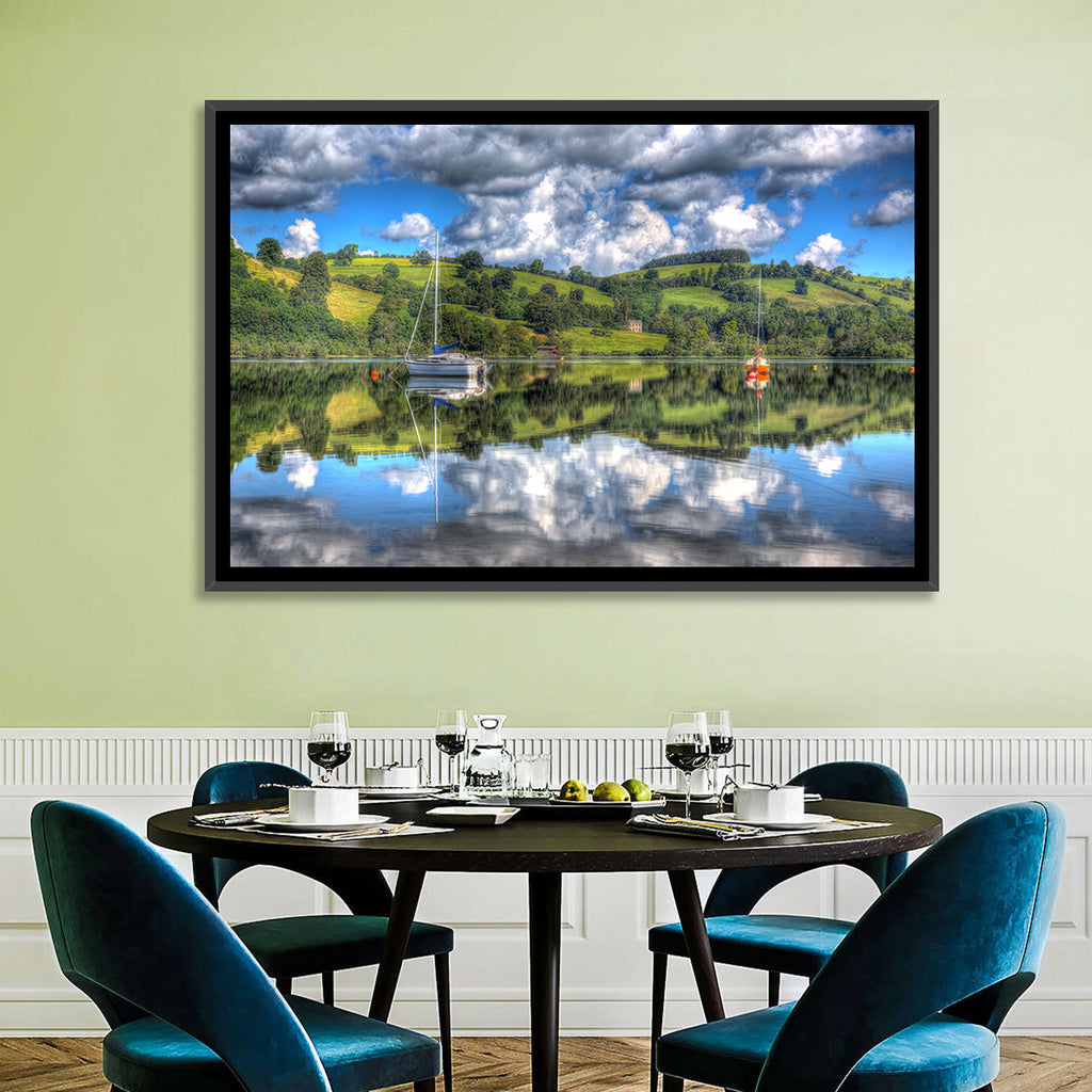 Sailboats on Ullswater Wall Art