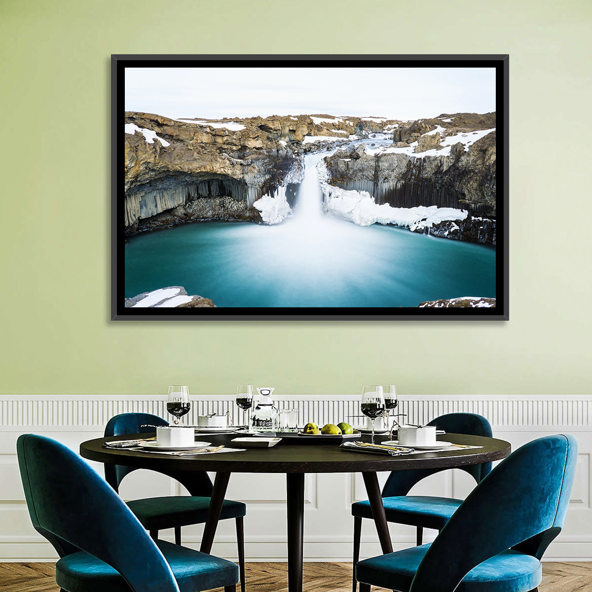 Aldeyjarfoss Basalt Waterfall Wall Art