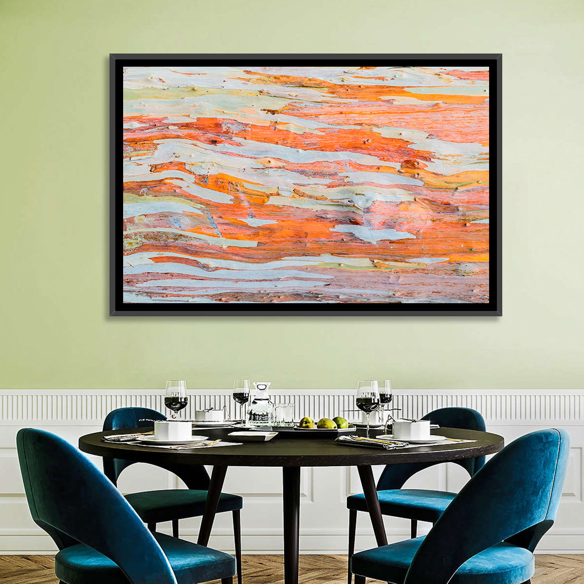 Abstract Eucalyptus Bark Layers Wall Art