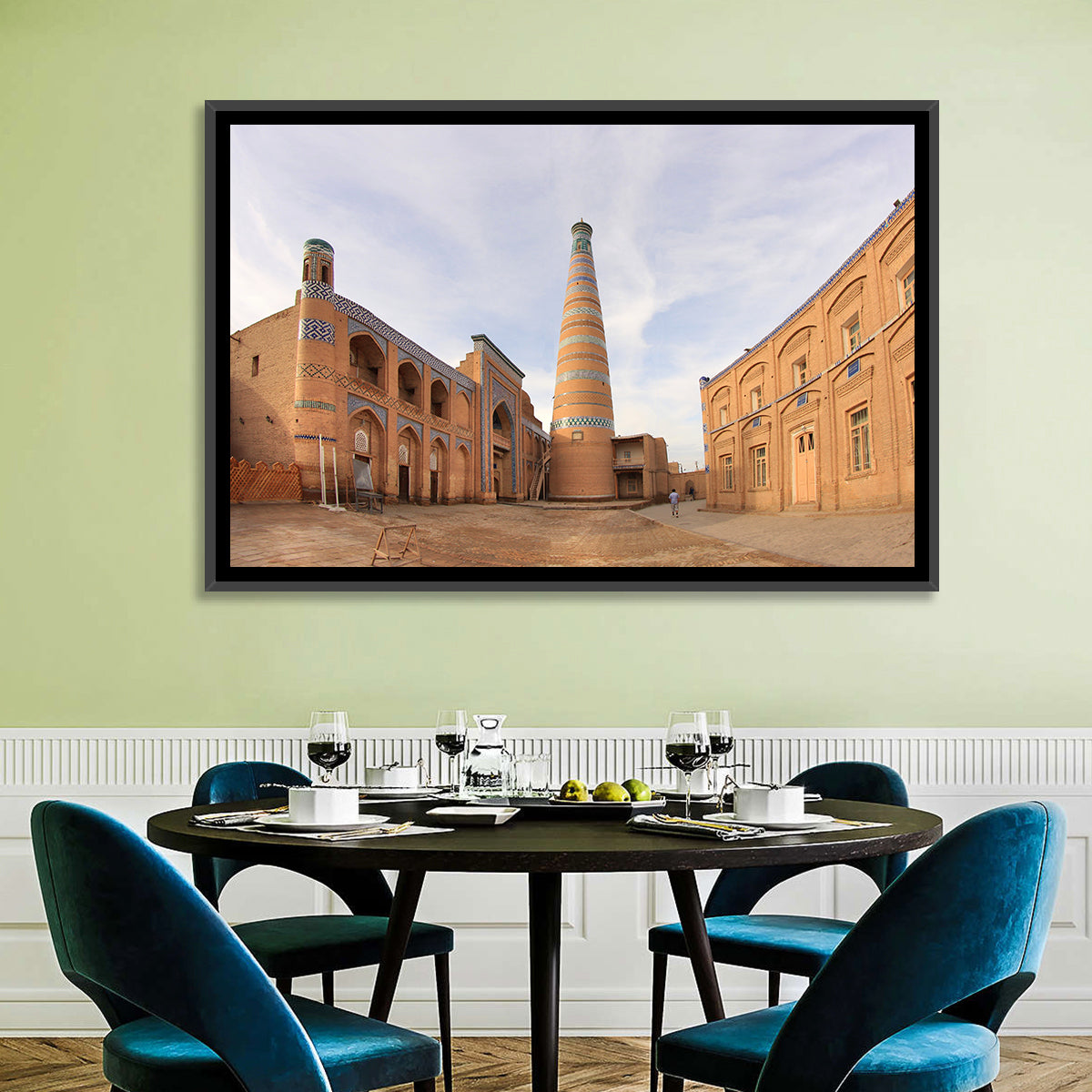 Khodja Madrasah, Khiva Wall Art in a room, landscape
