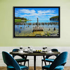 Big Bay De Noc Garden View Wall Art
