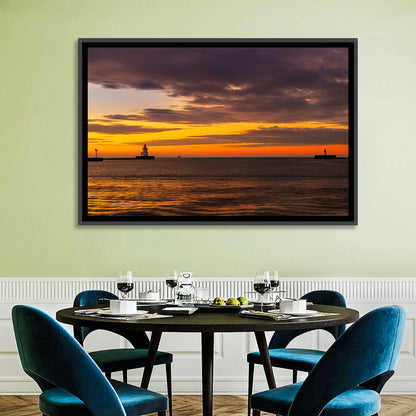 Lake Erie Twin Beacons Wall Art