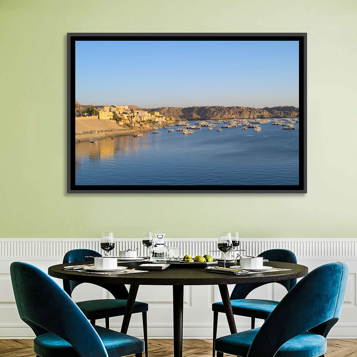 Lake Nasser Harbor View Wall Art
