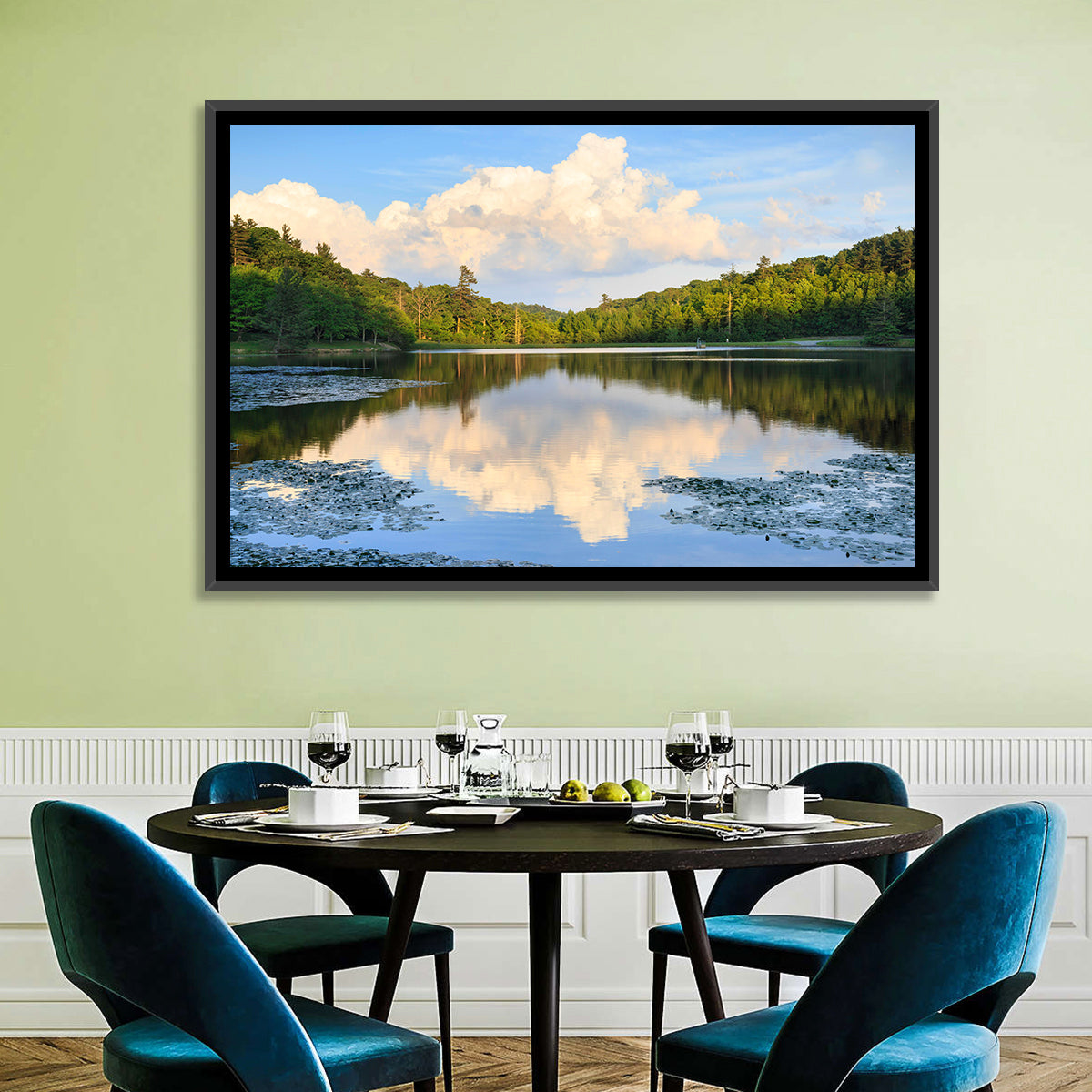 Bass Lake Reflection Wall Art