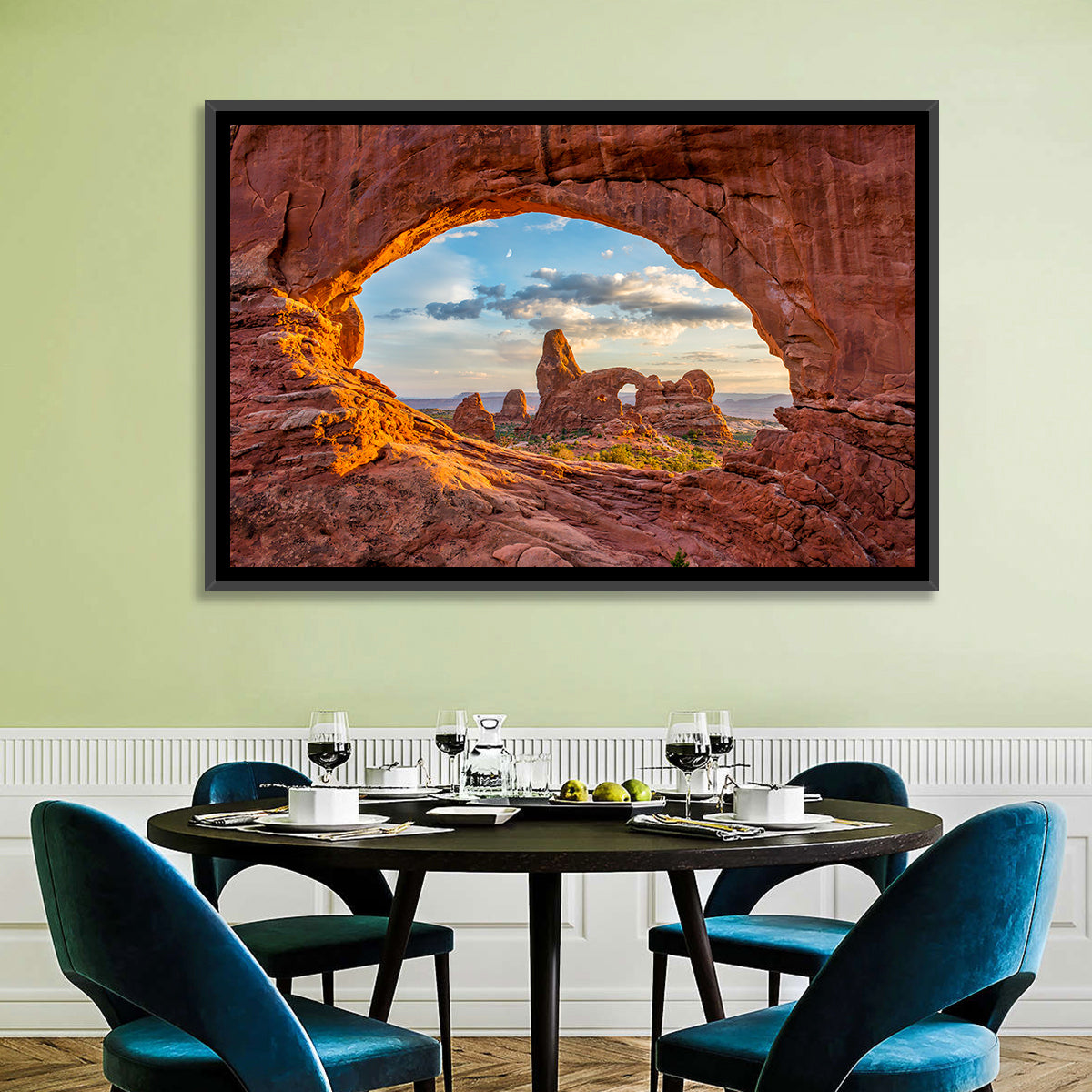 Turret Arch Through North Window Wall Art