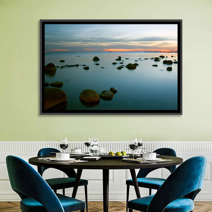Baltic Sea at Twilight Wall Art