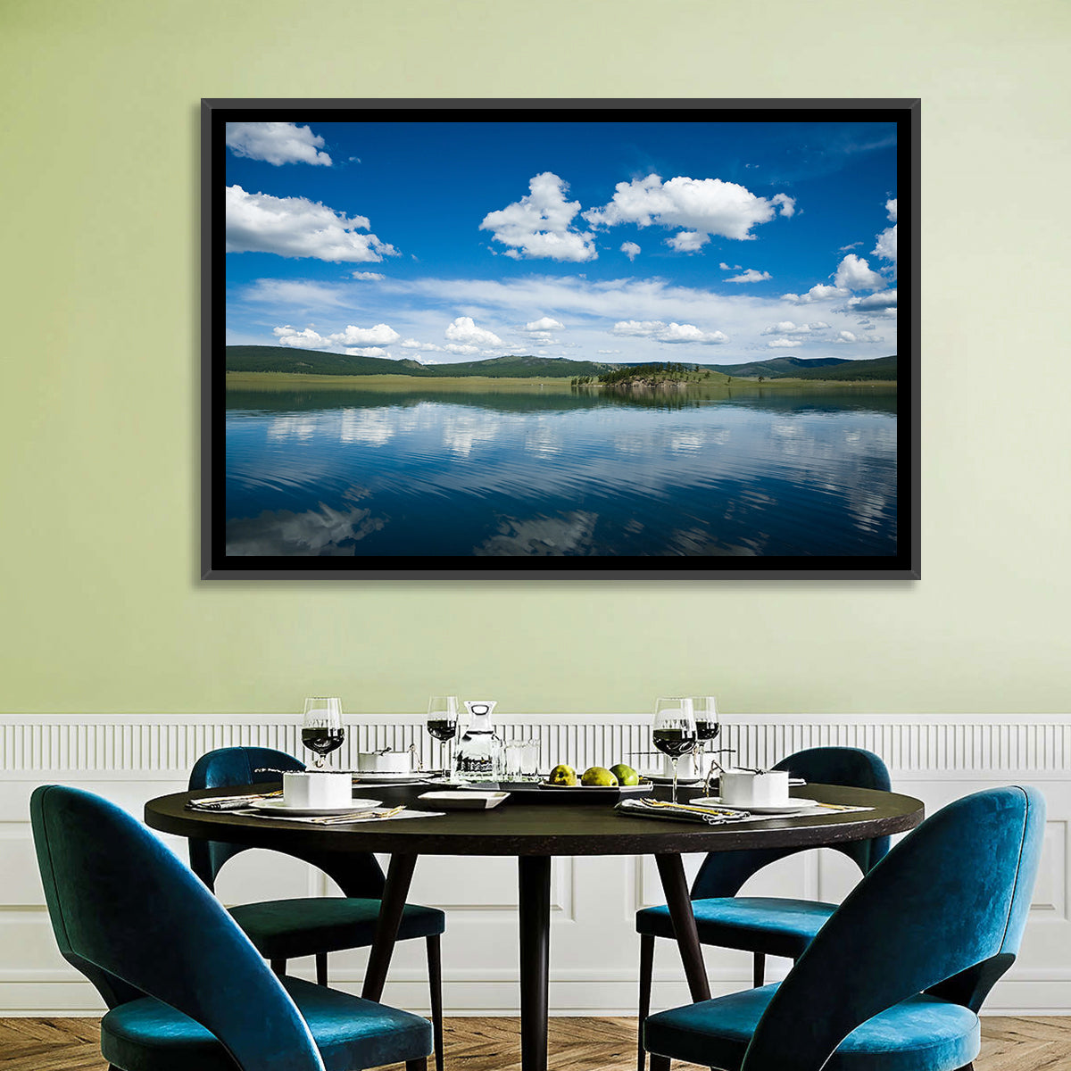 Lake Khovsgol Reflection Wall Art