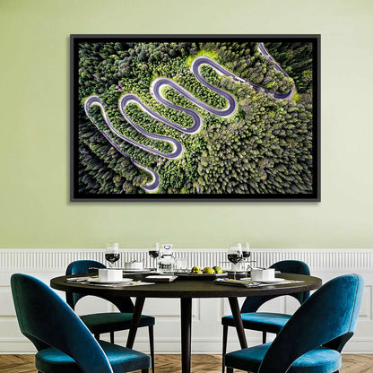 Serpentine Mountain Road Wall Art