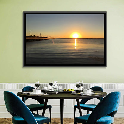 Lake Ray Hubbard Sunset Reflection Wall Art