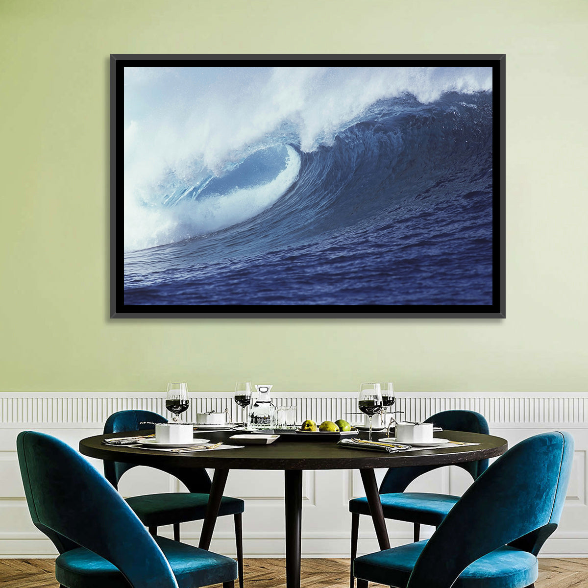 Powerful Breaking Wave Wall Art